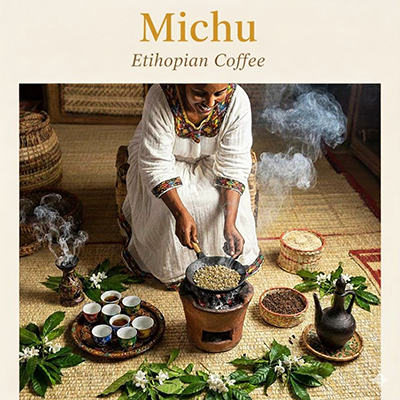 エチオピア産幸福感に包まれる「ミチュ」